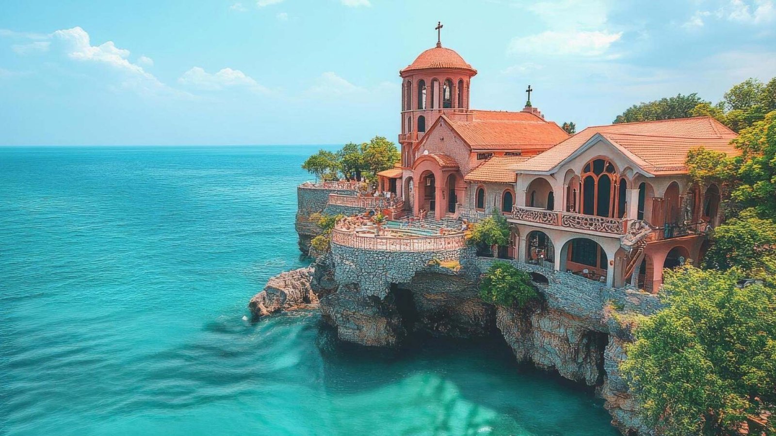 Cliffside Seaside Church Romantic Sunset Tour Experience